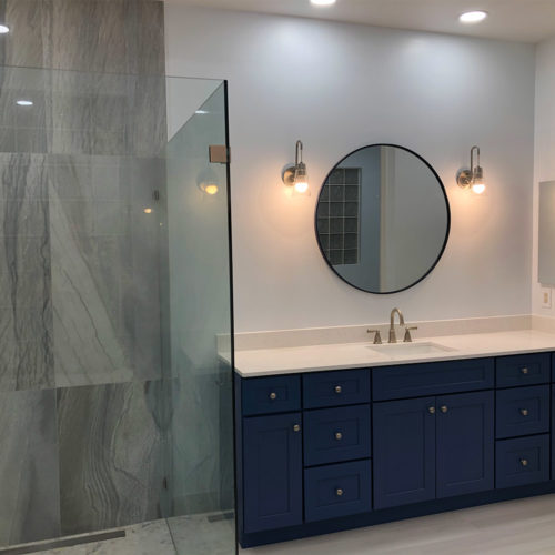 Renovated bathroom in Delray Beach