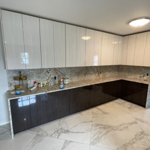 Tiled shower